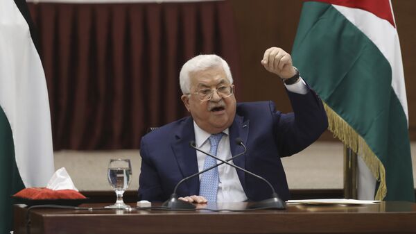 الرئيس الفلسطيني محمود عباس، مايو 2020 - سبوتنيك عربي