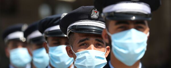 الشرطة الفلسطينية في قطاع غزة، مايو 2020 - سبوتنيك عربي