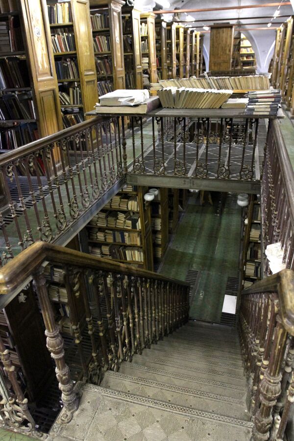 المكتبة العلمية  باسم ن. إ. لوباتشيوفسكي بجامعة قازان الفيدرالية في مدينة قازان - سبوتنيك عربي