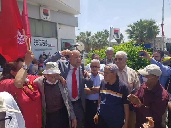 تونس... تحركات احتجاجية للمطالبة بتنحي رئيس البرلمان راشد الغنوشي - سبوتنيك عربي