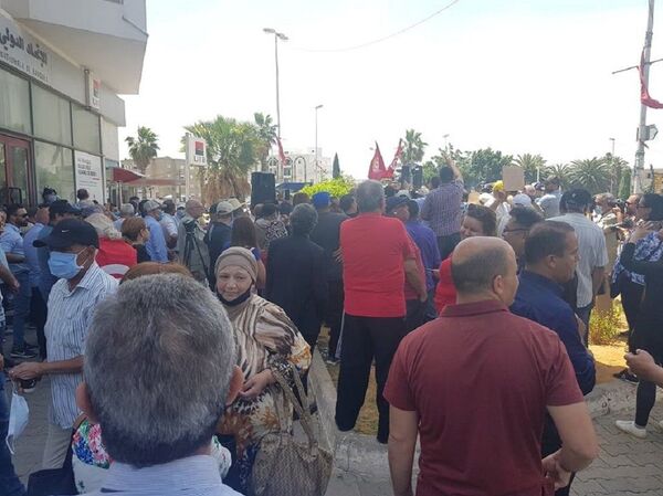 تونس... تحركات احتجاجية للمطالبة بتنحي رئيس البرلمان راشد الغنوشي - سبوتنيك عربي