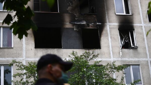 حريق في منزل في موسكو - سبوتنيك عربي