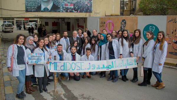  أطباء الميد دوز مبادرة تطوعية سورية للاهتمام بالسوريين والعرب في مواجهة كورونا  - سبوتنيك عربي