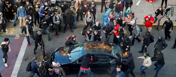 احتجاجات في مدينة سياتل بولاية واشنطن في أمريكا احتجاجات في مدينة سياتل بولاية واشنطن في أمريكا - سبوتنيك عربي