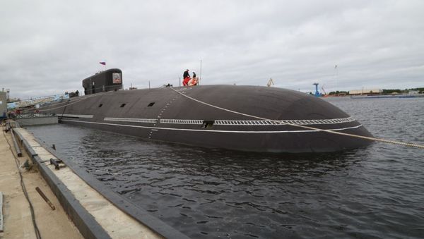 الغواصة النووية من طراز كنياز فلاديمير تدخل الخدمة في البحرية الروسية، 12 يونيو 2020 الغواصة النووية من طراز كنياز فلاديمير تدخل الخدمة في البحرية الروسية، 12 يونيو 2020 - سبوتنيك عربي