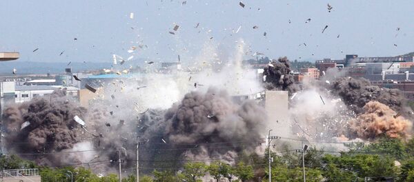 كوريا الشمالية تنشر صور لحظات تفجير مكتب الاتصال المشترك بين الكوريتين  - سبوتنيك عربي