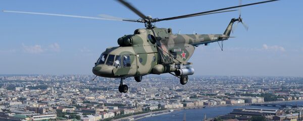 المروحية الثقيلة مي-26 خلال العرض العسكري بمناسبة الذكرى الـ75 للنصر على النازية في الحرب الوطنية العظمى (1941-1945) في مدينة سان بطرسبورغ، 24 يونيو 2020 - سبوتنيك عربي