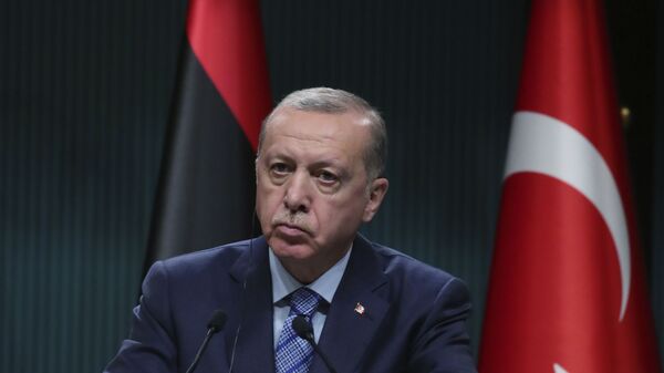 الرئيس التركي رجب طيب أردوغان، 4 يونيو 2020 - سبوتنيك عربي