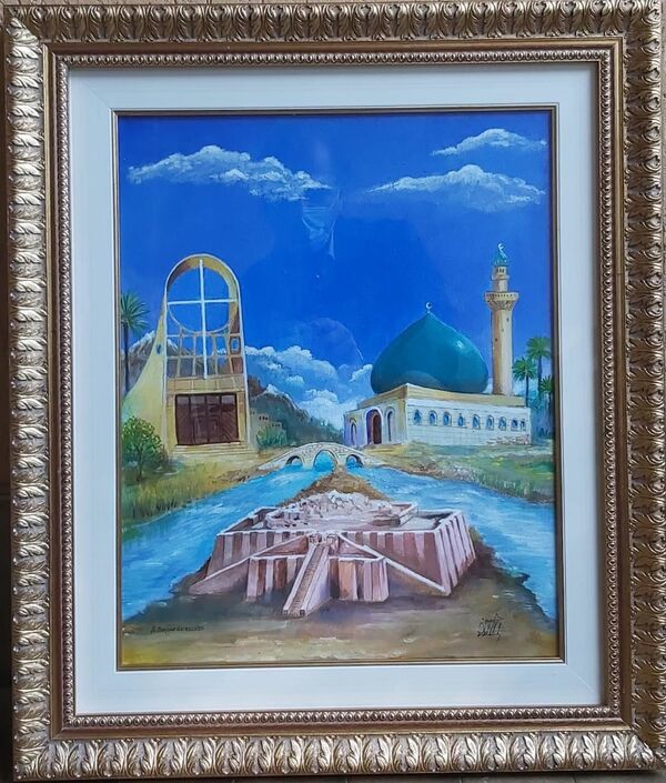 سفيرة العراق في روما تقدم لوحة خاصة للبابا فرانسيس... ما محتواها؟ - سبوتنيك عربي