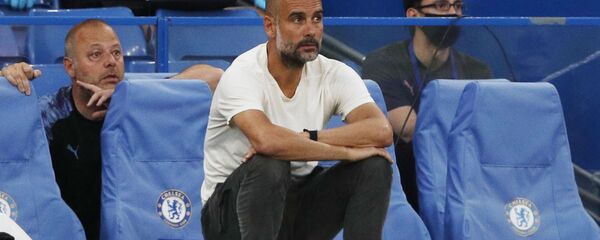 بيب غوارديولا مدرب فريق مانشستر سيتي الإنجليزي - سبوتنيك عربي