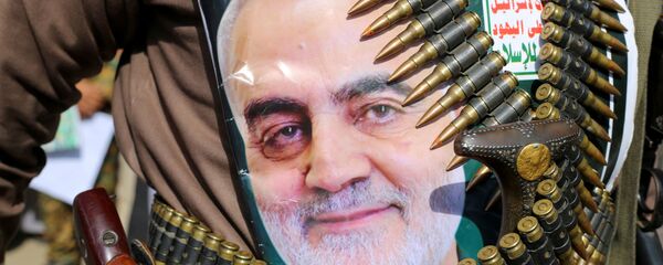 صورة قائد فيلق القدس الجنرال قاسم سليماني، 2020 صورة قائد فيلق القدس الجنرال قاسم سليماني، 2020 - سبوتنيك عربي