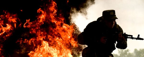 تدريبات الجيش الروسي أحد الحقول العسكرية في ضواحي موسكو، روسيا 8 يوليو 2020 - سبوتنيك عربي