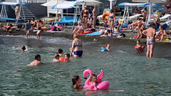 شاطئ المنتجع الصيفي تسيرك في سوتشي - سبوتنيك عربي